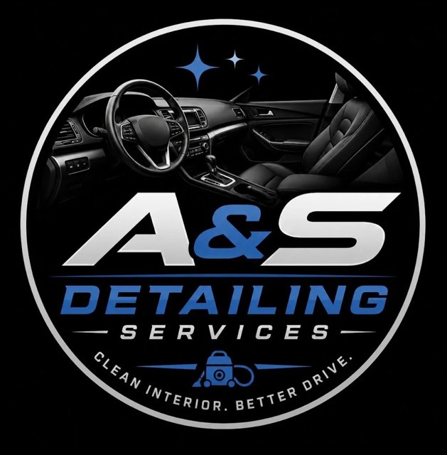 A&S Mobile Detailing logo: Clean interior. Better drive.